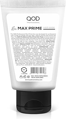 Masque capillaire professionnel qod max prime après traitement 60 ml