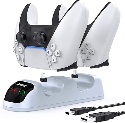 Chargeur de manette playstation 5, chargeur de manette double usb, station de chargement