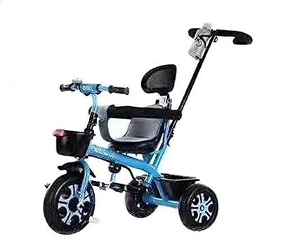 Tricycle pour enfants de 1 à 6 ans avec barre de poussée
