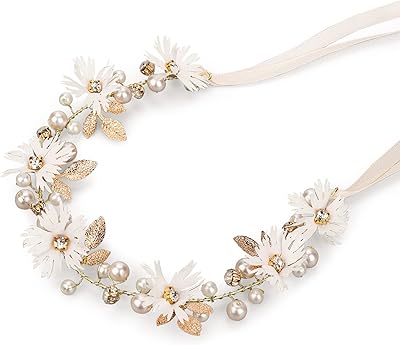 Feuilles de bohème fleur vigne cristal perle bandeau de mariée accessoires de cheveux