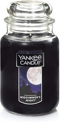 Bougie parfumée classique yankee candle midsummer's night - 22 oz - bougie à