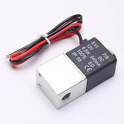 Électrovanne 2 voies devmo dc 12v 1/8 pouces électrique naturellement fermée pour l'eau