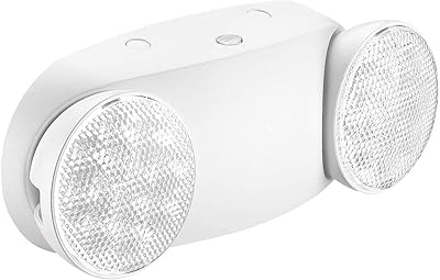 Éclairage de sortie de secours à led ostek avec 2 têtes, éclairage