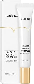 Sérum anti-rides pour les yeux aux peptides d'or 24 carats