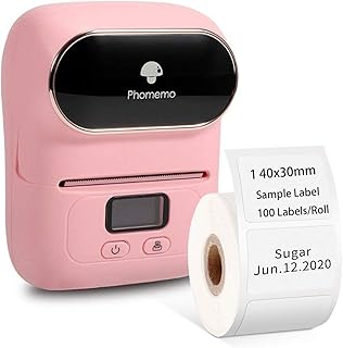 Imprimante d'étiquettes de codes-barres fomimo étiqueteuse bluetooth portable m110 pour petites