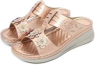 Sandales plates pour femmes, chaussures de plage d'été, chaussures décontractées pour femmes, tapis windows windows phone phone en sandales fang (couleur: champagne, taille: 9). Diaytar Sénégal : Des produits pour toute la famille à prix cassés