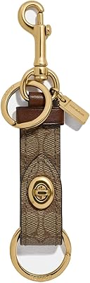 Porte-clés d'embrayage coach valet trigger f39865 kaki kaki (f49314) or taille