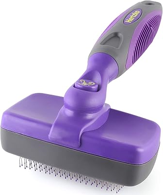 Brosse autonettoyante hertzko pour chiens et chats brosse de toilettage pour animaux
