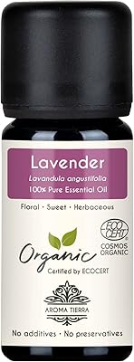 Huile essentielle biologique de lavande (vraie) - tierra aroma - pure, naturelle