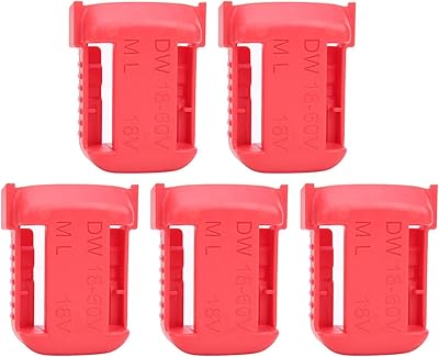 5 pièces support de stockage de batterie au lithium support de batterie outil