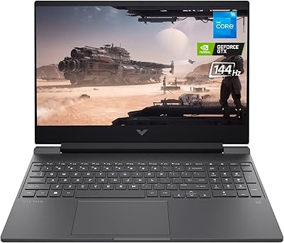 Ordinateur portable de jeu hp victus 2022 avec écran 15,6 pouces fhd 144