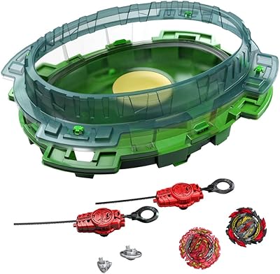 Ensemble de combat interstellaire beyblade burst quad drive - beystadium, 2 pièces supérieures
