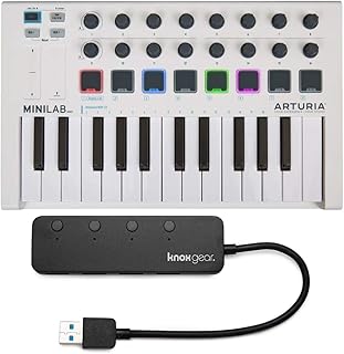 Ensemble de contrôleurs artoria slim mkii 25 avec hub minilab 4