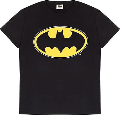 T-shirt classique avec logo batman de pop gear dc comics pour hommes - noir (pack de 1). Électroménager, mode, beauté... Diaytar a tout en stock