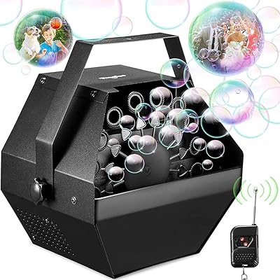 Machine à bulles sans fil amater avec télécommande avec plus de 800 bulles