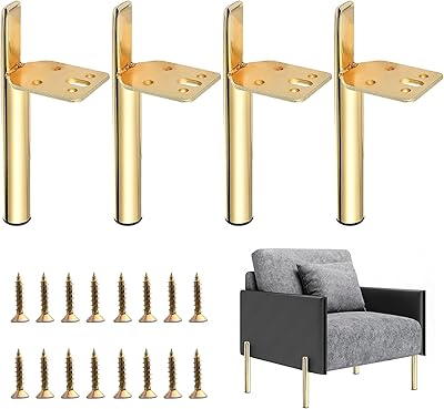 Pieds de meubles en métal, pieds de table basse modernes, pieds en métal