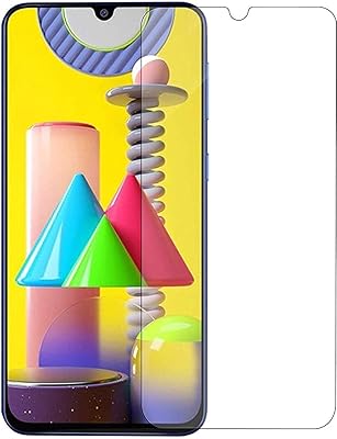 Protecteur d'écran en verre entièrement adhésif pour samsung galaxy a31 et m31, anti-explosion