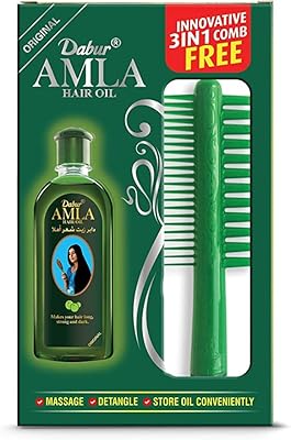 Huile capillaire dabur natural care d'amla | enrichie en huile essentielle