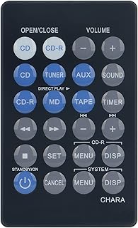 Télécommande de remplacement pour tuner cd stéréo pioneer xc-f10 xc-ns1