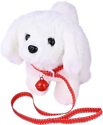Jouets pour enfants pour jeunes filles jouet électronique interactif bichon frise en peluche