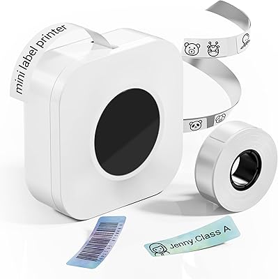 Vomimo q30s mini label maker mini-imprimante d'étiquettes portable sans fil bluetooth facile à utiliser pour l'étiquetage, compatible avec ios et android, blanc. Transformez votre façon de consommer avec Diaytar Sénégal