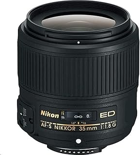 Objectif nikon afs nikkor 35 mm f/1.8g ed fx, noir