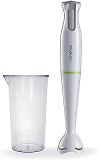 Mélangeur plongeant kenwood 600 watts avec bécher gradué, fonction turbo, baguette amovible