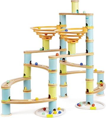 Bobby labyrinthe en bois de bambou respectueux de l'environnement pour enfants avec balles