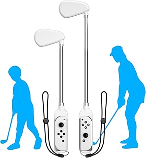 Putter de golf nintendo switch mario golf super rush 2021 poignée réglable compatible