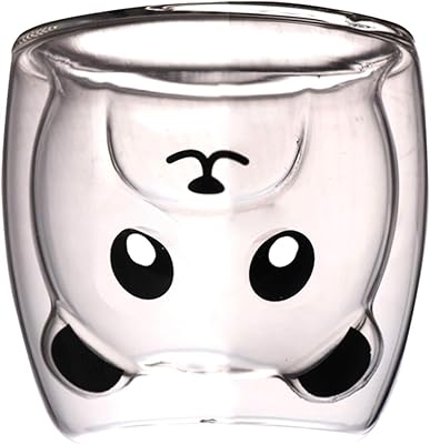 Tasses mignonnes, verres à expresso isolés à double paroi, tasse à café, tasse