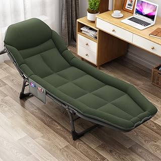 Lit pliant 200 x 64 x 32 cm, lit simple pour bureau, sieste