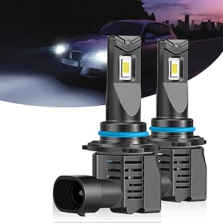 Ampoules de phare led mitsuya 9005 super lumineuses, phares antibrouillard avant étanches