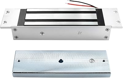 SERRURE DE PORTE MAGNÉTIQUE ÉLECTRIQUE ÉTANCHE, CAPACITÉ PORTANTE 500KG, 1200LBS, SYSTÈME D'ACCÈS