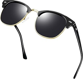 Lunettes de soleil polarisées pour hommes et femmes, lunettes de soleil de conduite semi-cerclées au design classique, bloquant 100 % des rayons uv. Comparez, choisissez, économisez sur Diaytar Sénégal