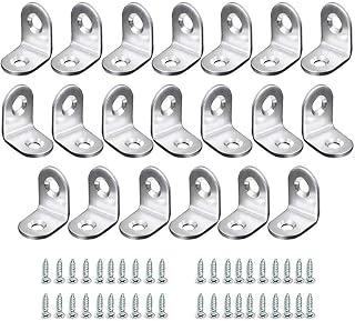 Support d'angle, 20 pièces en forme de l 20 x 20 x 16