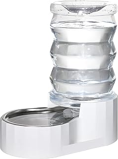 Distributeur d'eau automatique pour animaux de compagnie rizzari, distributeur d'eau en acier inoxydable