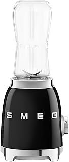 Mélangeur personnel rétro smeg des années 50 pbf01bluk, 2 x 2 bouteilles