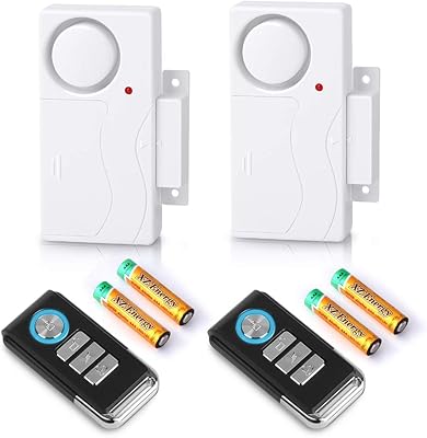 Alarme à distance de porte sans fil wsdcam alarme d'ouverture avec capteur magnétique