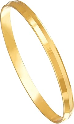 Bague traditionnelle indienne amritsari punjabi sikh kada plaquée or pour homme, laiton