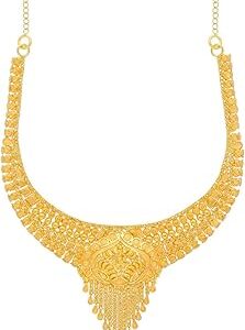 Collier en or 22 carats (916) et diamants de malabar, modèle nk1474119_y_16, or. Trouvez tout ce dont vous avez besoin sur Diaytar Sénégal