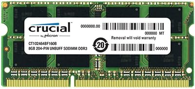 Crucial ct102464bf160b 8 go ddr3 1600 mhz pc3-12800 1,35 v cl11 204 broches