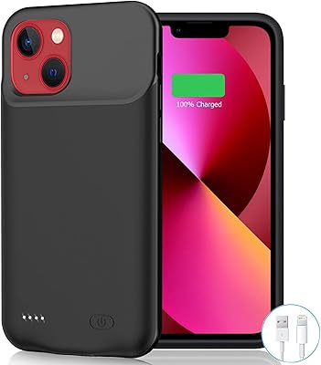 Coque de batterie pour iphone 13 7 000 mah portable rechargeable compatible