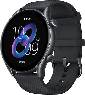 Montre intelligente amazfit gtr 3 pro 145 " écran amoled ultra hd surveillance