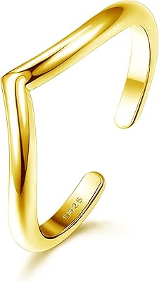 Bagues d'orteil en argent sterling 925 pour femmes plaqué or 14