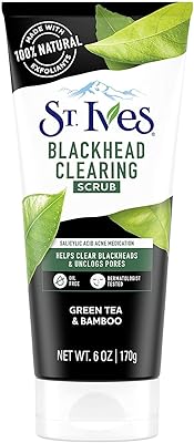 Exfoliant anti-comédons au thé vert et au bambou st. ives, 6 oz, 0,17