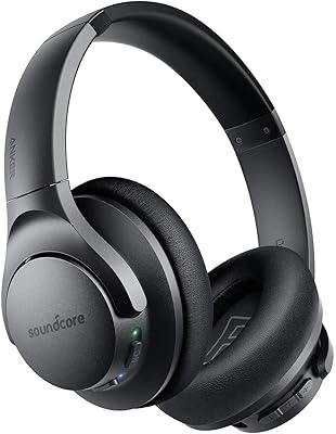Casque supra-auriculaire bluetooth sans fil soundcore live q20 pour les voyages