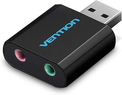 Carte son usb externe fintion 3,5 mm, adaptateur audio usb avec microphone, adaptateur