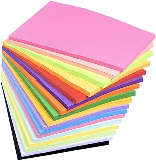 500 pièces papier origami coloré 7x7 cm carré multicolore double face pour la fabrication