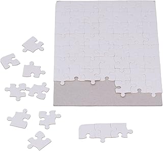 Puzzle vierge de 6 feuilles 63 pièces presse à transfert thermique de photos