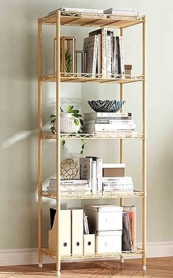 Unité de rangement à 5 couches étagère en métal pour organisateur